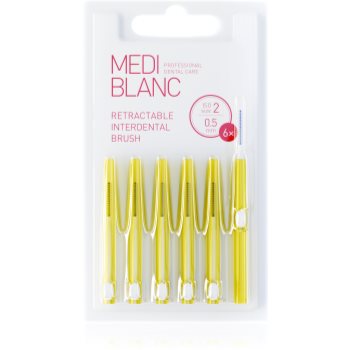 MEDIBLANC Interdental TB Pull Out System 0.5mm periuță interdentară retractabilă - imagine 2